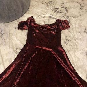 Maroon dress